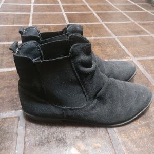 Topshop slouchy suede ankle boots